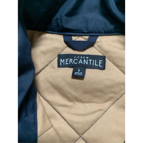 J. Crew Mercantile Navy Blue Quilted Vest Small - Picture 3 of 7